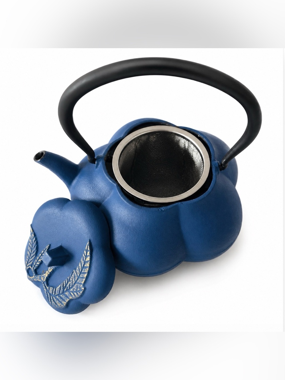 Cast Iron Lidded Teapot with Infuser - Picture 5 of 9